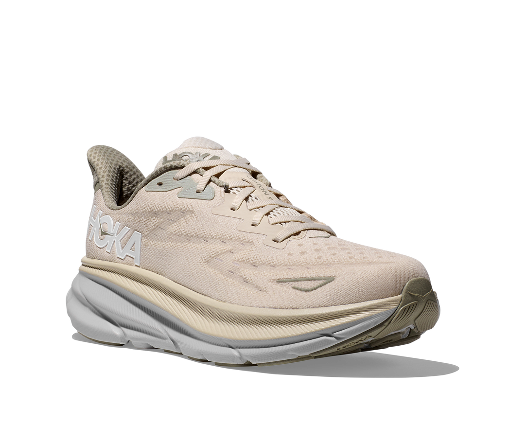 Hoka Mens Clifton 9 - Oat Milk/Barley - Neutral