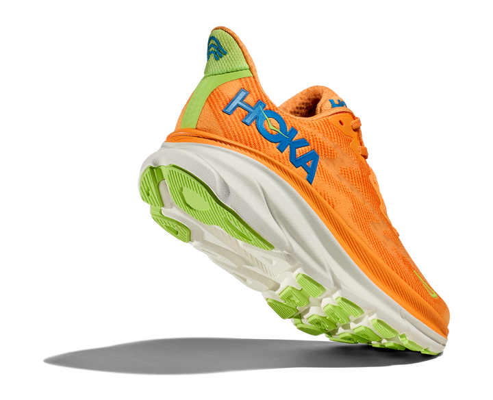 Hoka Mens Clifton 9 - Solar Flare/Lettuce - Neutral