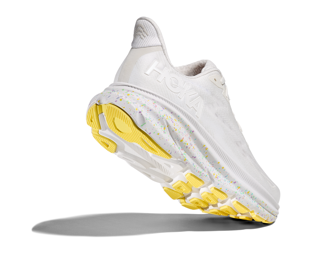 Hoka Mens Clifton 9 - White/Lemonade - Neutral