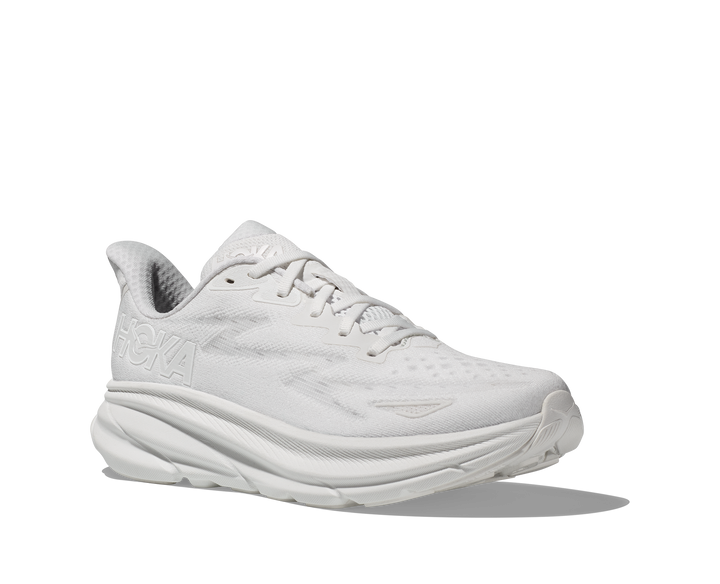 Hoka Womens Clifton 9 - White/White - Neutral