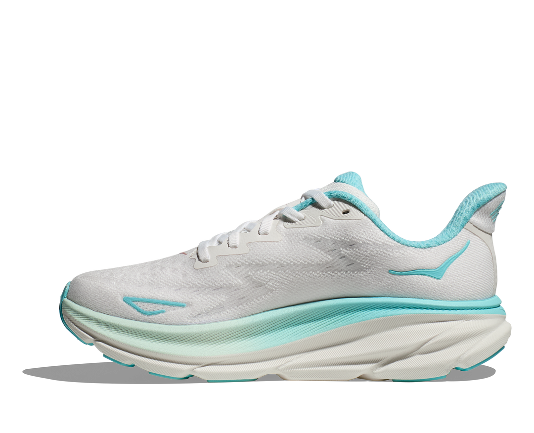 Hoka Womens Clifton 9 - Frost/Rose Gold - Neutral