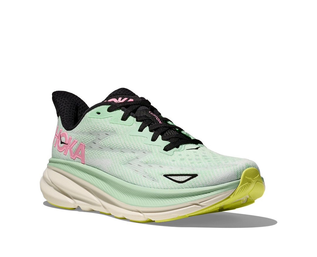 Hoka Womens Clifton 9 - Mint Fluorite/Snow Melt - Neutral - SS25