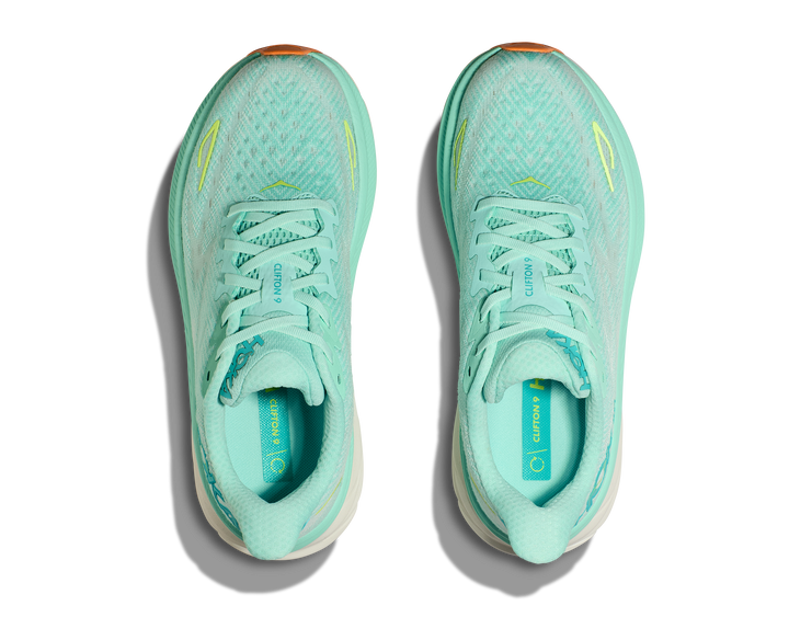 Hoka Womens Clifton 9 - Seafoam/Aqua Breeze - Neutral