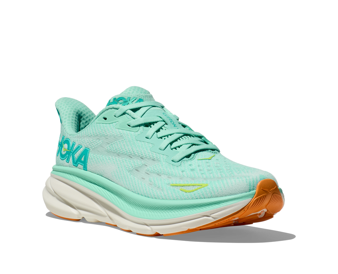 Hoka Womens Clifton 9 - Seafoam/Aqua Breeze - Neutral