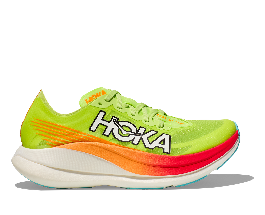 Hoka Rocket X 2 - Lettuce/Solar Flare - Neutral