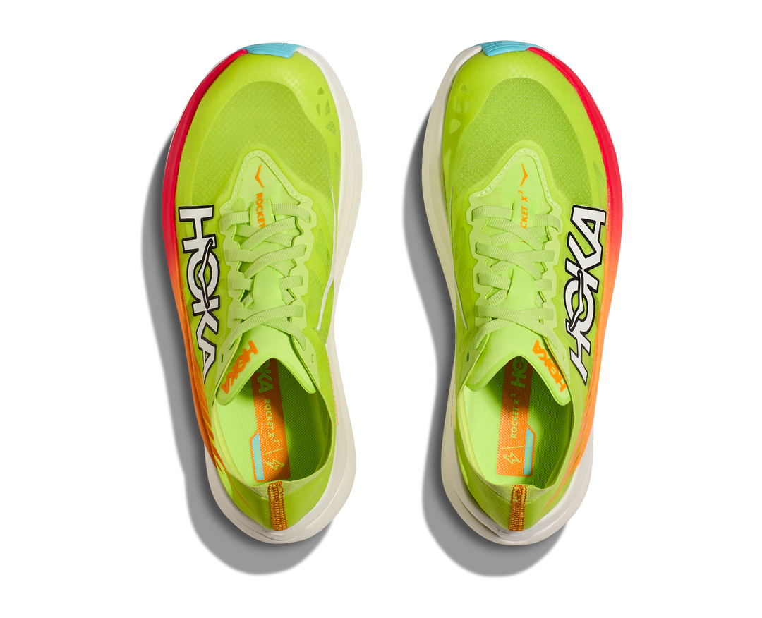 Hoka Rocket X 2 - Lettuce/Solar Flare - Neutral