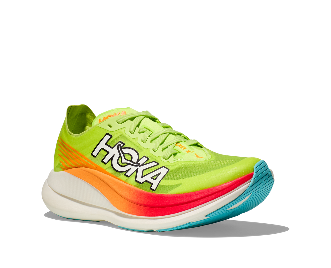 Hoka Rocket X 2 - Lettuce/Solar Flare - Neutral