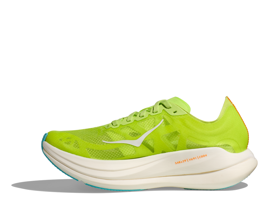 Hoka Rocket X 2 - Lettuce/Solar Flare - Neutral