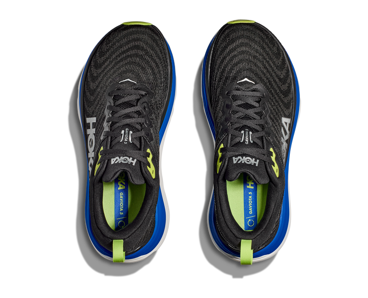 Hoka Mens Gaviota 5 - Black/Electric Cobalt - Stability