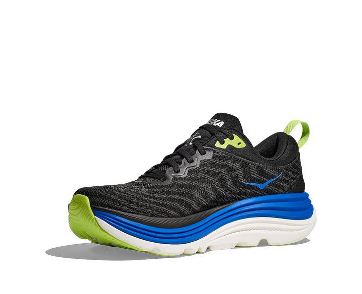 Hoka Mens Gaviota 5 - Black/Electric Cobalt - Stability