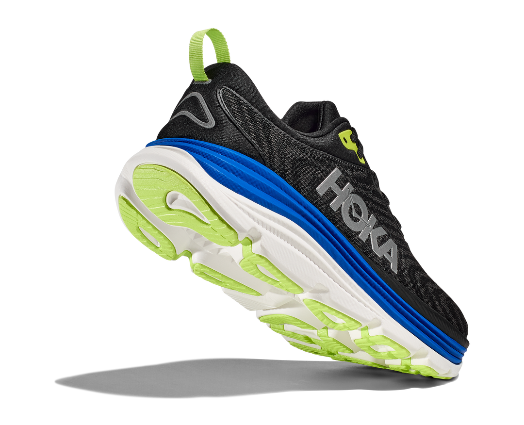 Hoka Mens Gaviota 5 - Black/Electric Cobalt - Stability