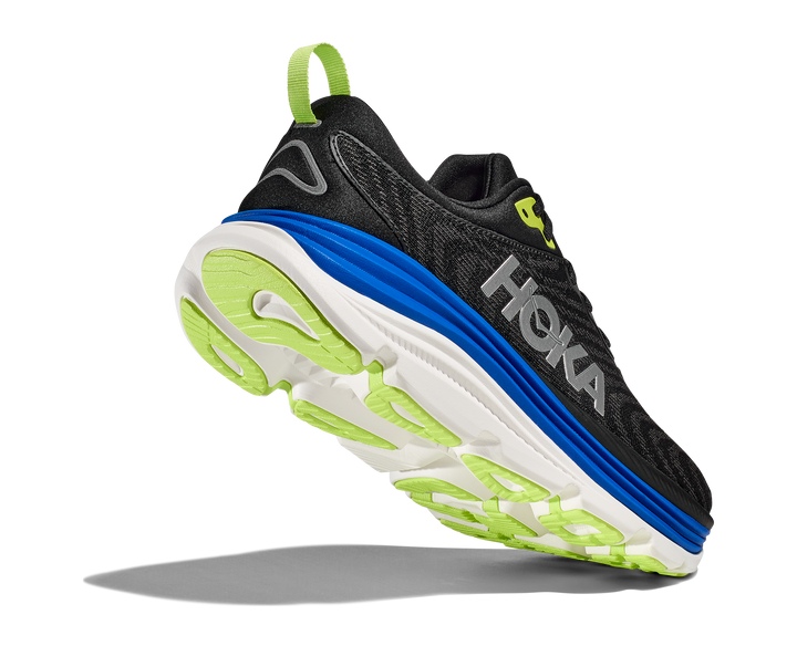 Hoka Mens Gaviota 5 - Black/Electric Cobalt - Stability