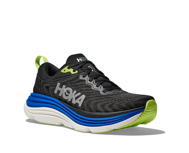 Hoka Mens Gaviota 5 - Black/Electric Cobalt - Stability