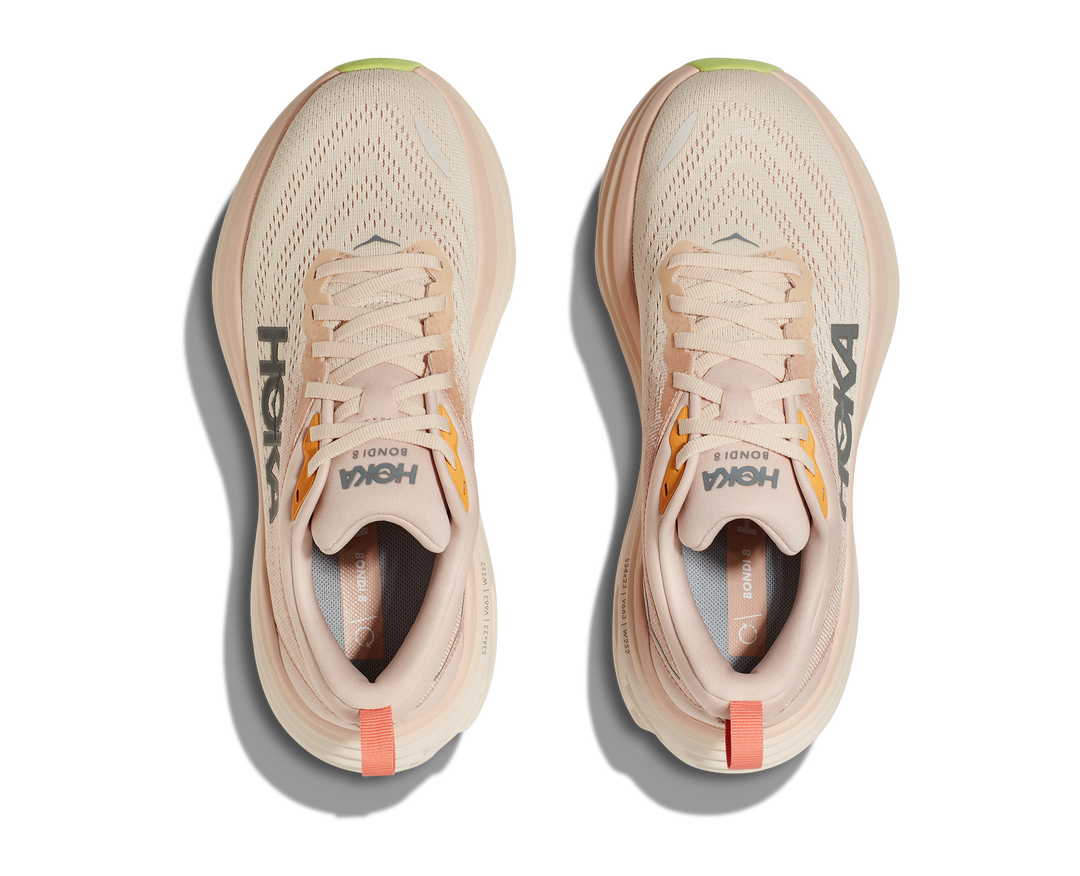 Hoka Womens Bondi 8 - Cream/Vanilla - Neutral