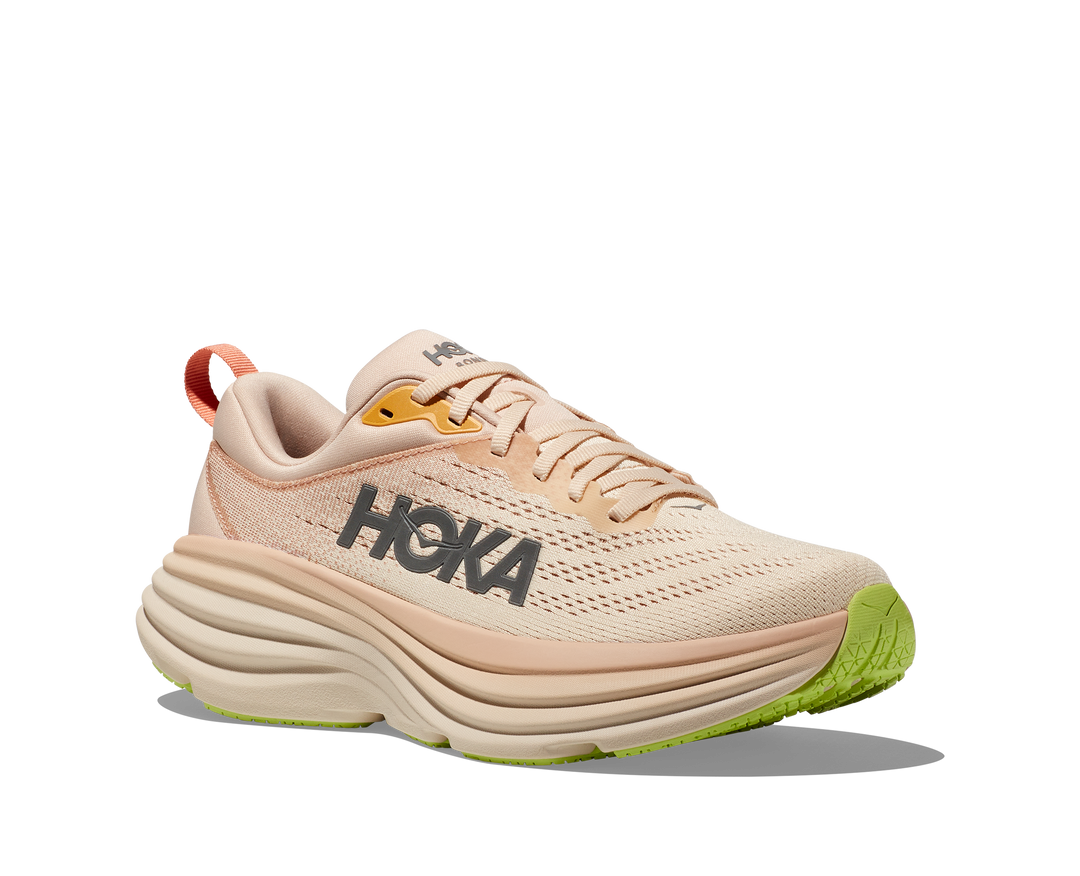 Hoka Womens Bondi 8 - Cream/Vanilla - Neutral