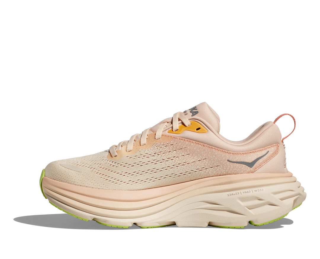 Hoka Womens Bondi 8 - Cream/Vanilla - Neutral