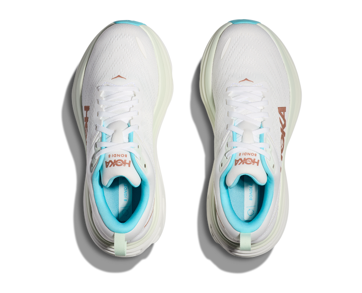 Hoka Womens Bondi 8 - Frost/Rose Gold - Neutral