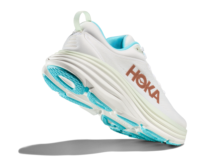 Hoka Womens Bondi 8 - Frost/Rose Gold - Neutral