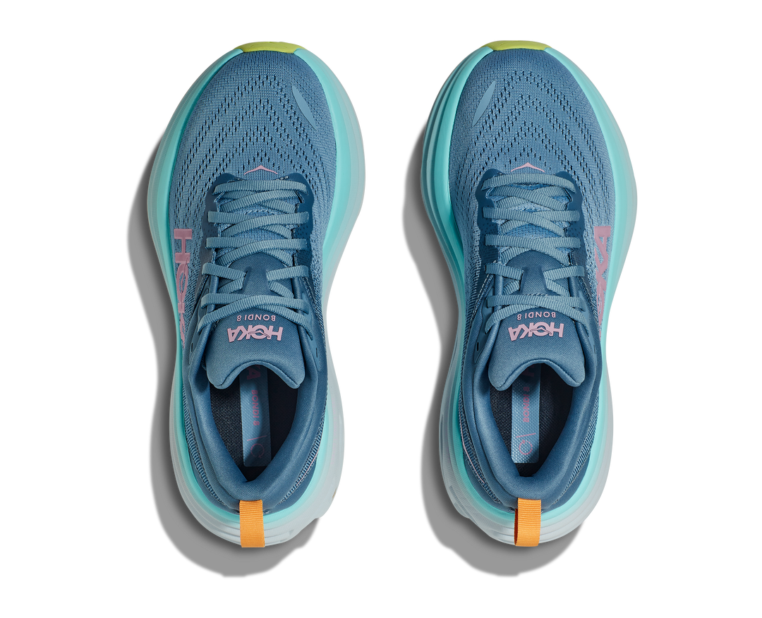 Hoka Womens Bondi 8 Wide - D Width - Shadow/Dusk - Neutral