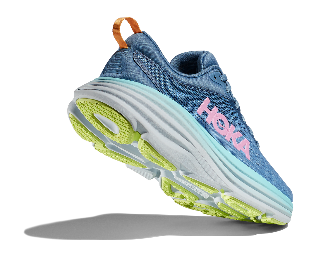 Hoka Womens Bondi 8 Wide - D Width - Shadow/Dusk - Neutral