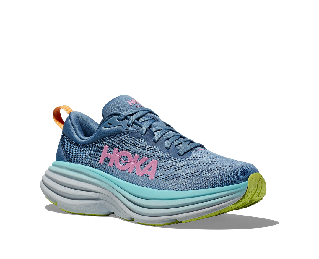 Hoka Womens Bondi 8 Wide - D Width - Shadow/Dusk - Neutral