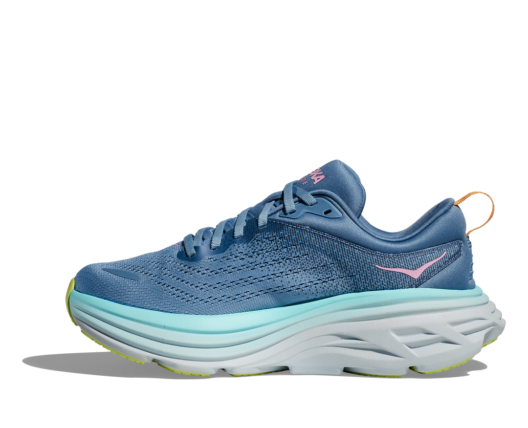 Hoka Womens Bondi 8 Wide - D Width - Shadow/Dusk - Neutral