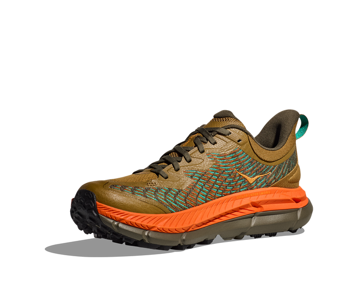 Hoka Mens Mafate Speed 4 - Antique Olive/Squash - Trail