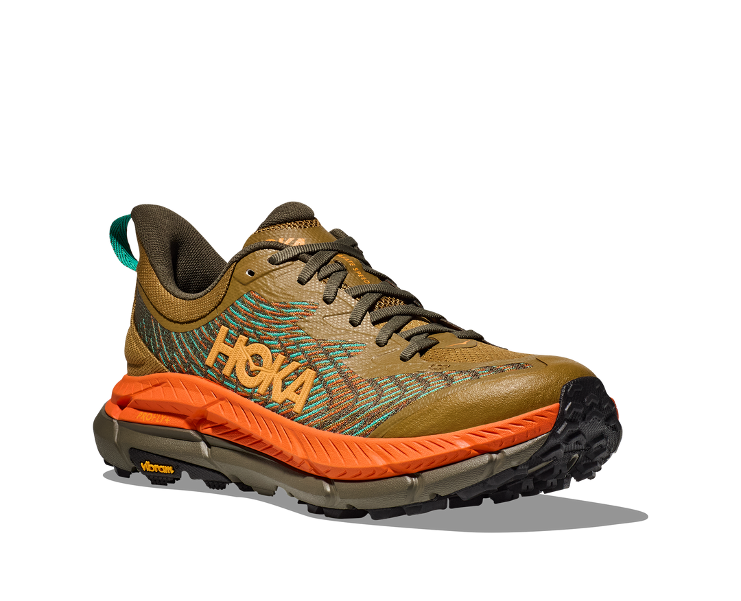 Hoka Mens Mafate Speed 4 - Antique Olive/Squash - Trail