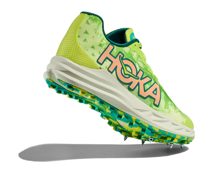 Hoka Crescendo Cross Country Spikes - Lettuce/Electric Lime