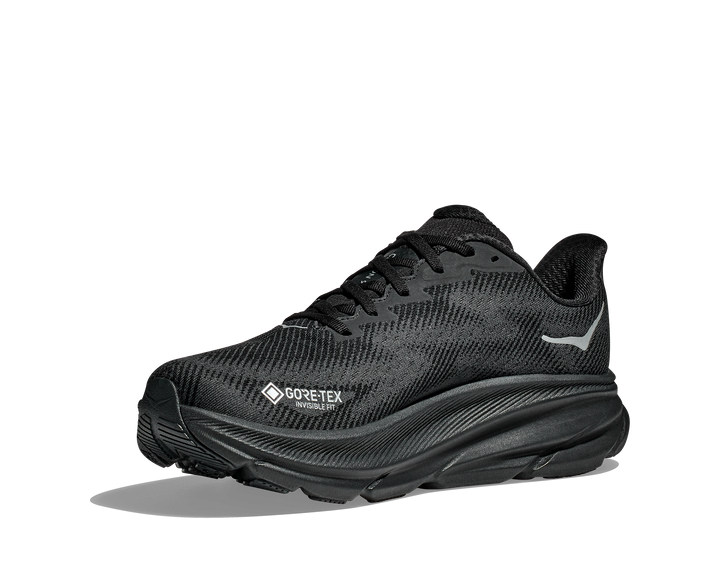 Hoka Mens Clifton 9 GTX - Black/Black - Neutral