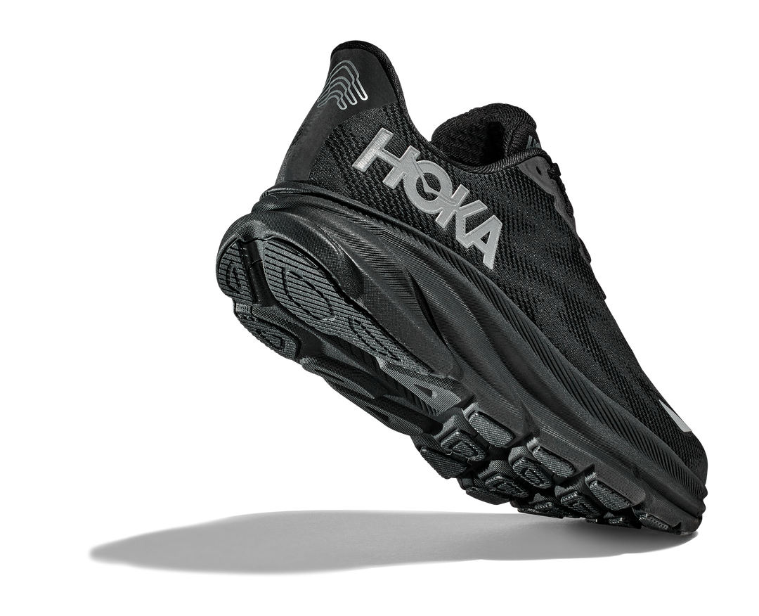 Hoka Womens Clifton 9 GTX - Black/Black - Neutral