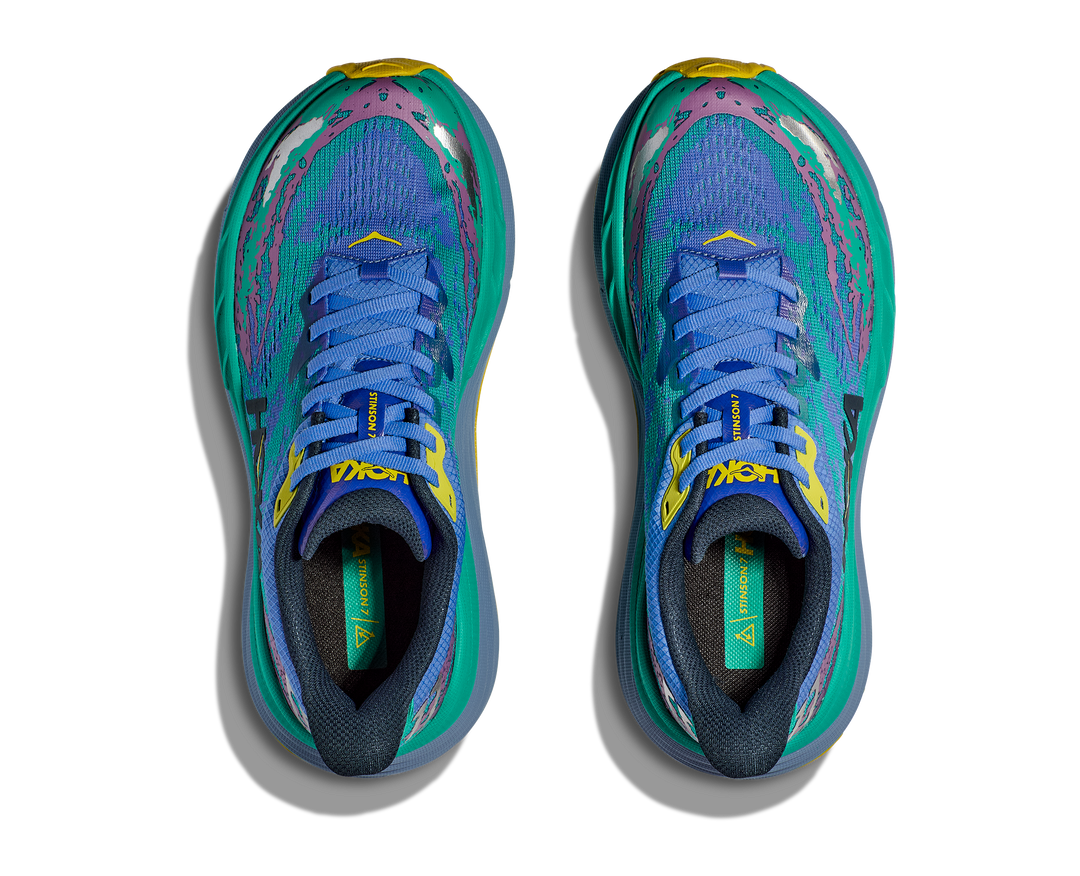 Hoka Mens Stinson 7 - Virtual Blue/Tech Green - Trail