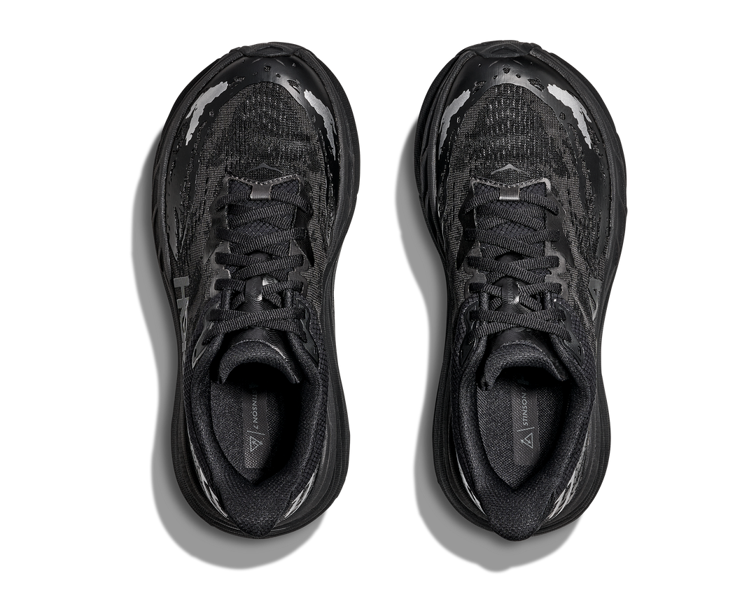 Hoka Womens Stinson 7 - Black/Black - Trail