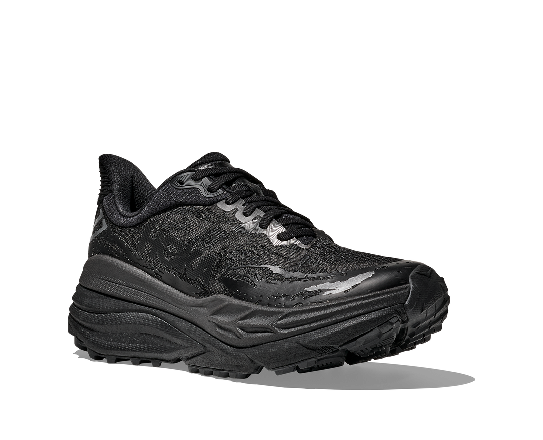 Hoka Womens Stinson 7 - Black/Black - Trail