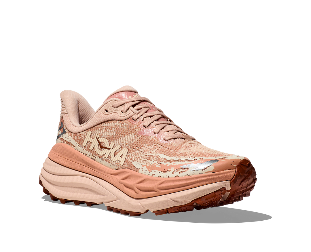 Hoka Womens Stinson 7 - Cream/Sandstone - Trail - SS25