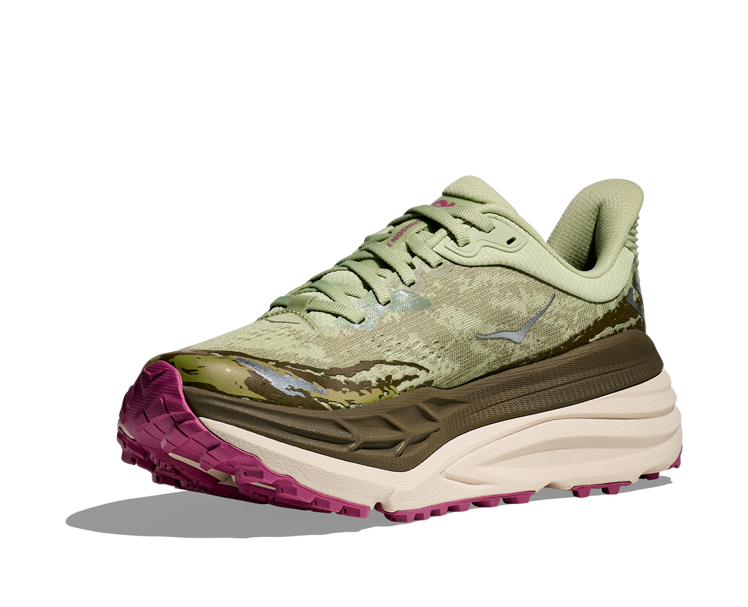 Hoka Womens Stinson 7 - Seed Green/Beetroot - Trail