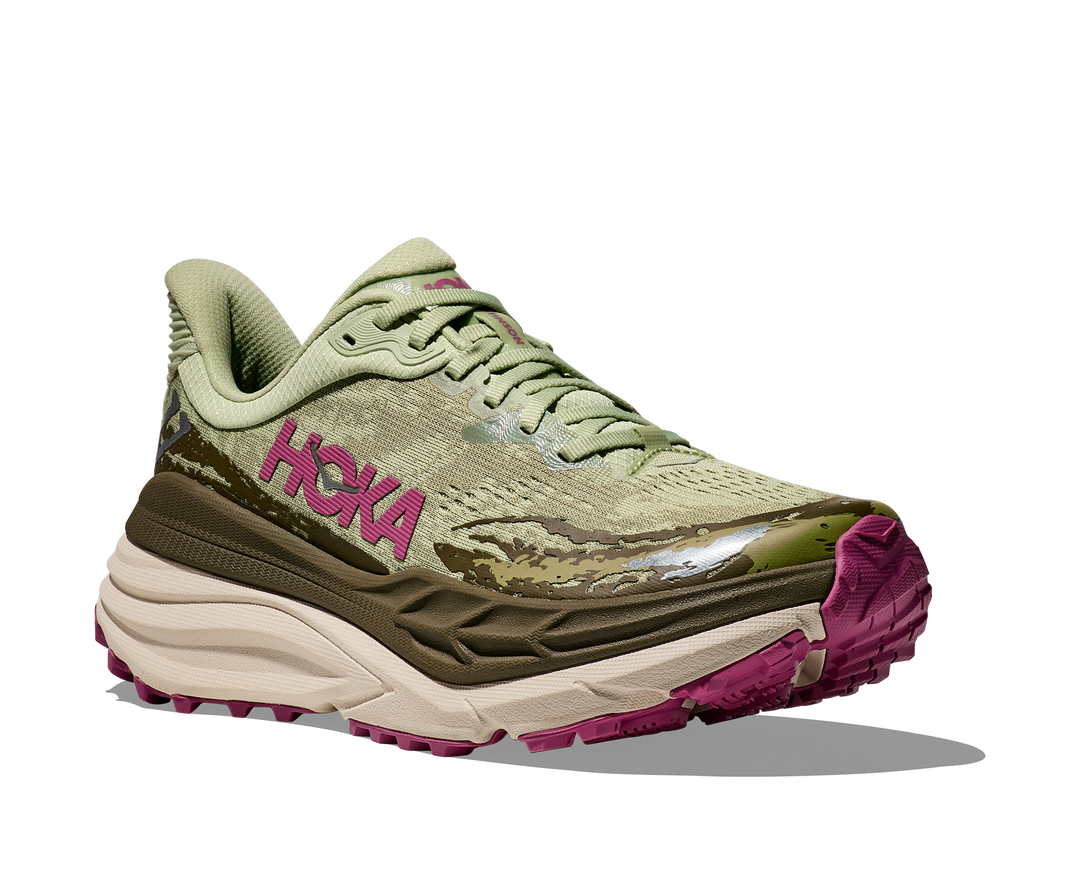 Hoka Womens Stinson 7 - Seed Green/Beetroot - Trail