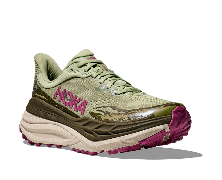 Hoka Womens Stinson 7 - Seed Green/Beetroot - Trail