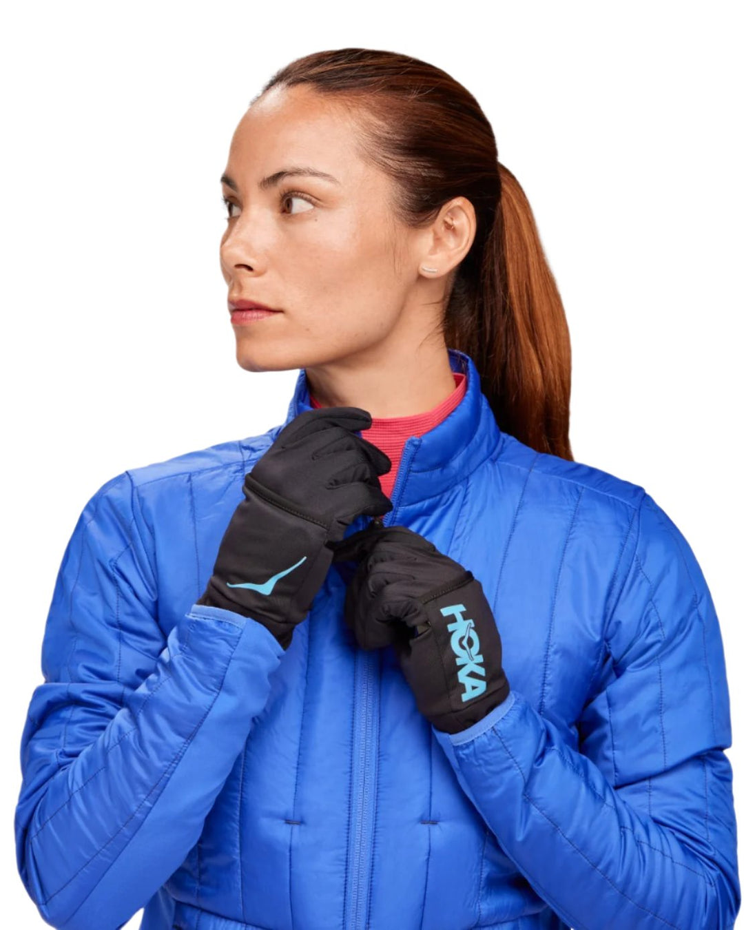 Hoka Unisex Coldsnap Fleece Gloves - Black