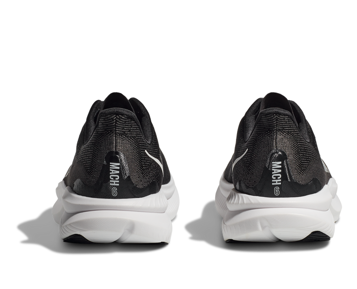 Hoka Mens Mach 6 - Black/White - Neutral