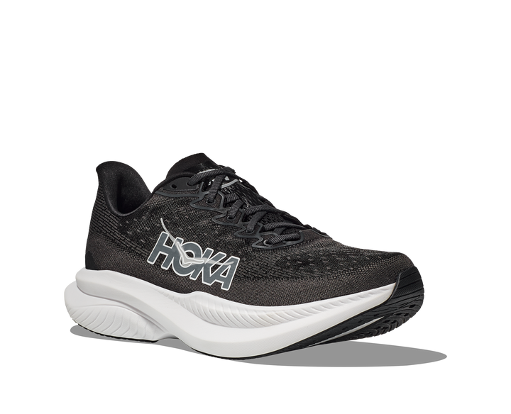 Hoka Mens Mach 6 - Black/White - Neutral