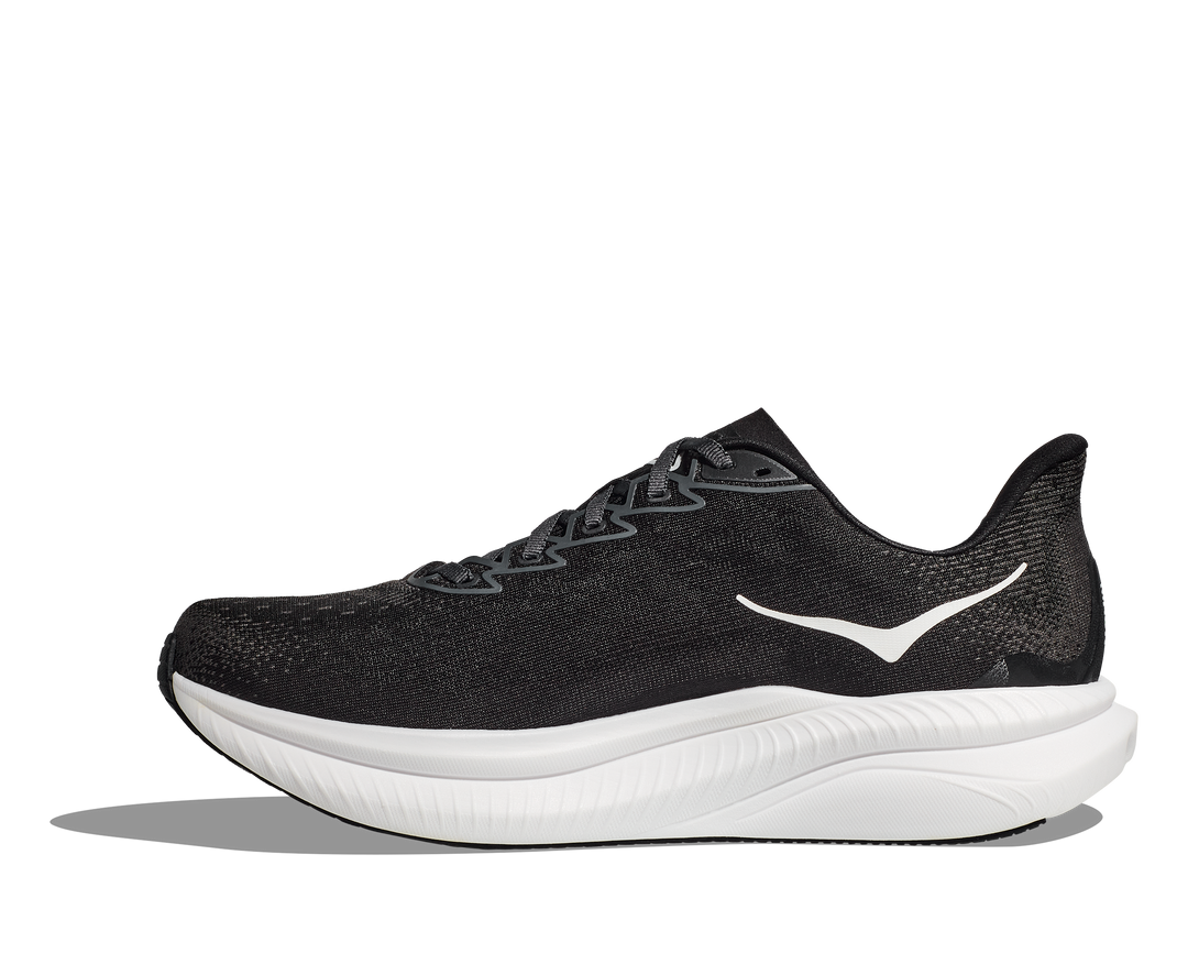 Hoka Mens Mach 6 - Black/White - Neutral