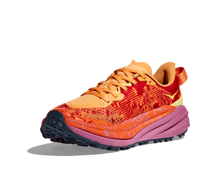 Hoka Mens Speedgoat 6 - Sherbet/Beetroot - Trail