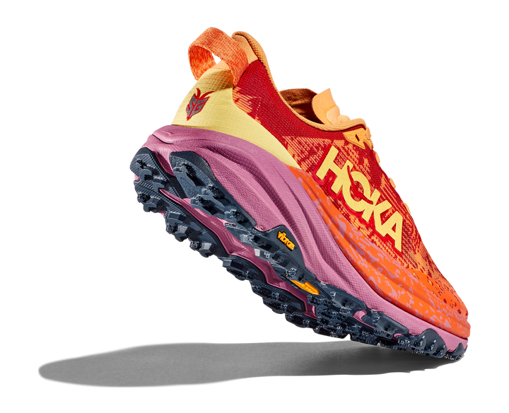 Hoka Mens Speedgoat 6 - Sherbet/Beetroot - Trail