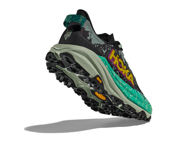 Hoka Womens Speedgoat 6 - Black/Aloe Vera - Trail