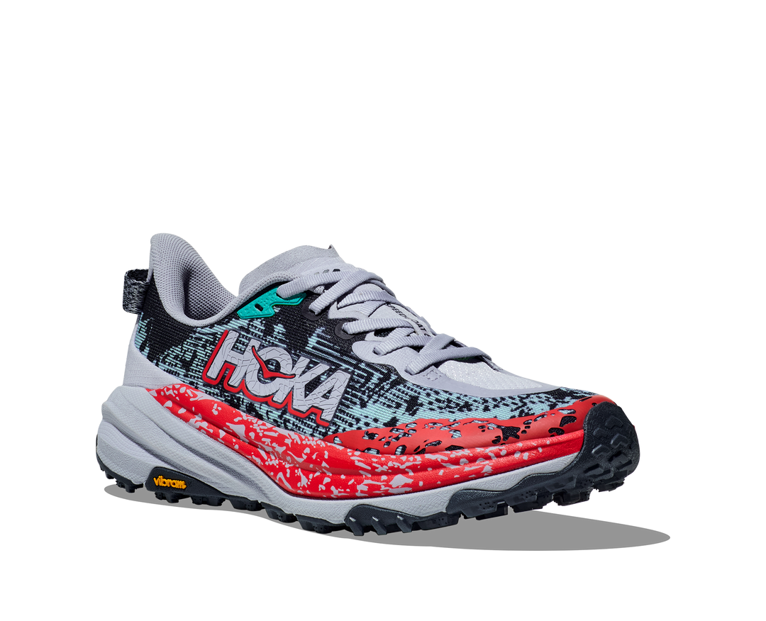 Hoka Womens Speedgoat 6 - Gull/Stormy Skies - Trail