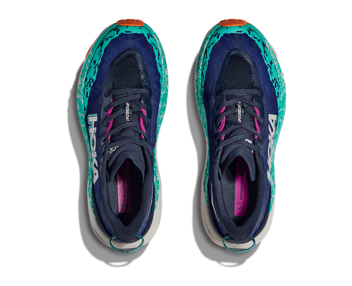 Hoka Womens Speedgoat 6 Wide - Varsity Navy/Meteor - Trail