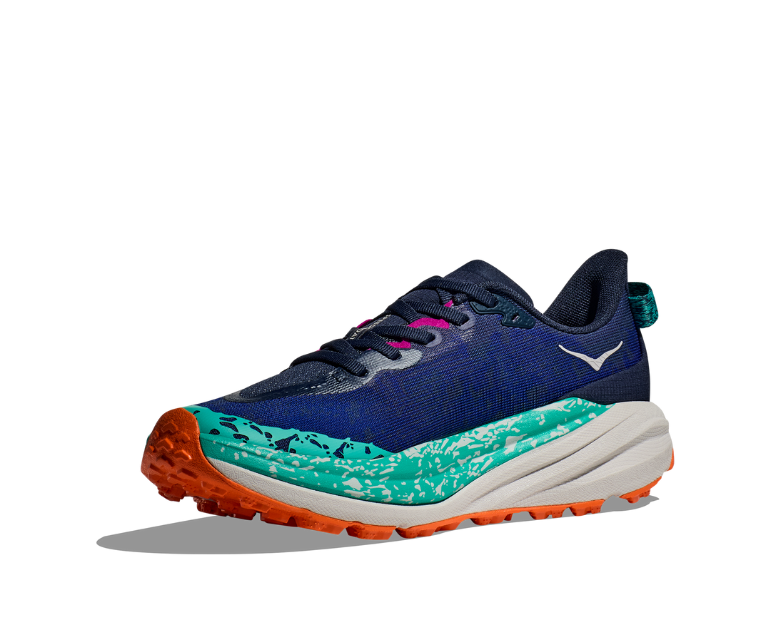 Hoka Womens Speedgoat 6 Wide - Varsity Navy/Meteor - Trail