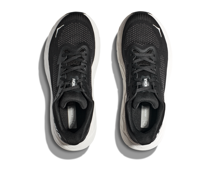 Hoka Mens Arahi 7 - Black/White - Stability