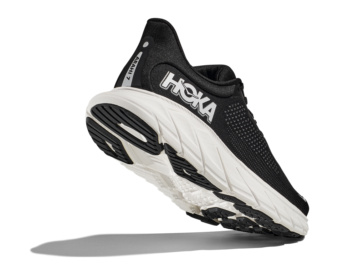 Hoka Mens Arahi 7 - Black/White - Stability